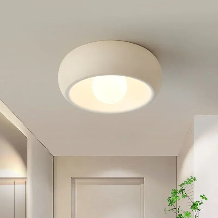 Skanto | Japansk Wabi-Sabi Rund Taklampe LED