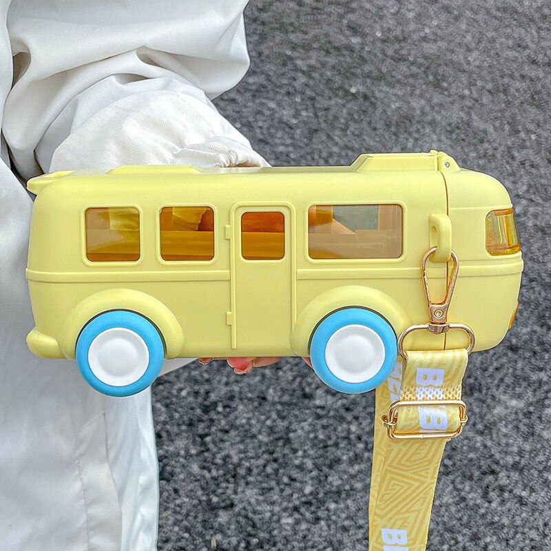 Skanto | Søt Bus Leak-Proof Little Rider Vannflaske