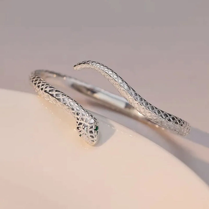 Skanto | Snake Justerbar Åpen Kvinner Armbånd