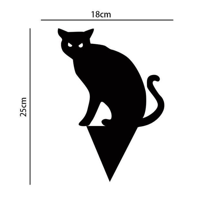 Skanto | 3Pcs Svart Katt Hage Ornamenter