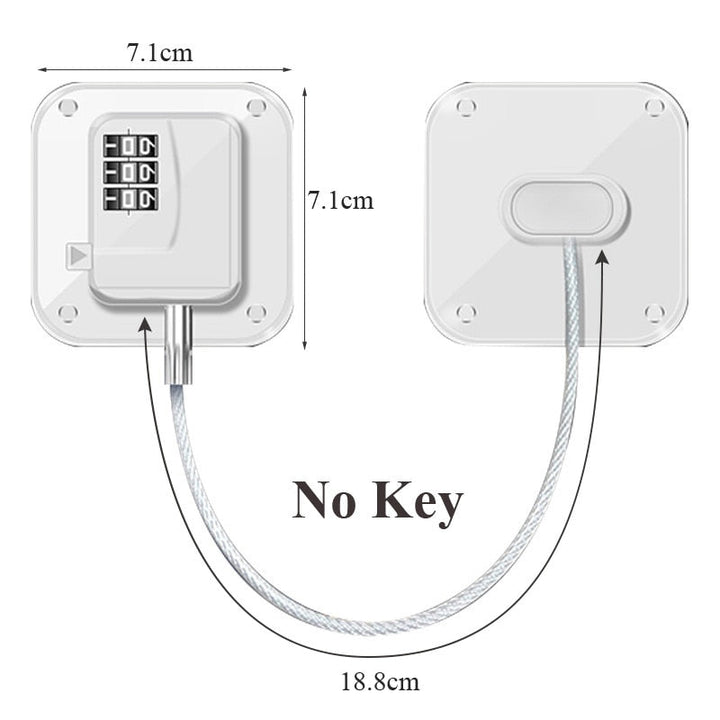 Safe Baby Secure Door Cabinet Lock | Skanto
