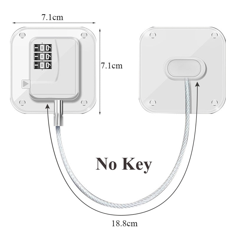 Safe Baby Secure Door Cabinet Lock | Skanto