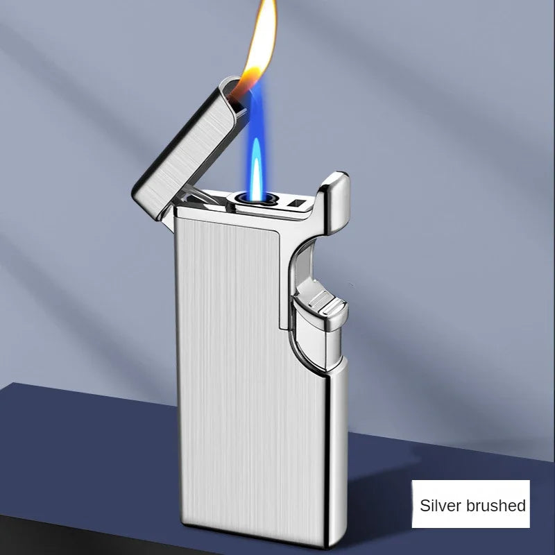 Metal Double Fire Jet Butane Lighter | Skanto