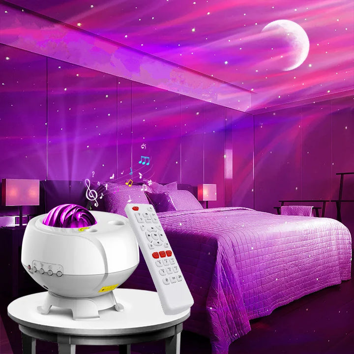 Starfield Galaxy Høyttaler Lysprojektor | Skanto