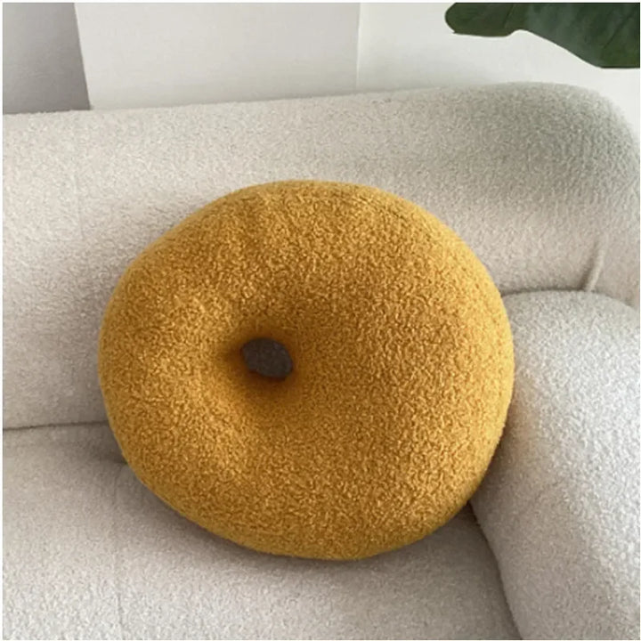 Nordic Bouclé Abstrakt Putefor – Minimalistisk Plysjpute | Skanto