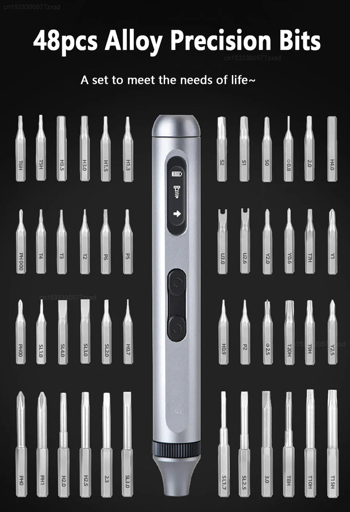 Skanto | 51 i 1 Batteridrevet Skrutrekker Sett