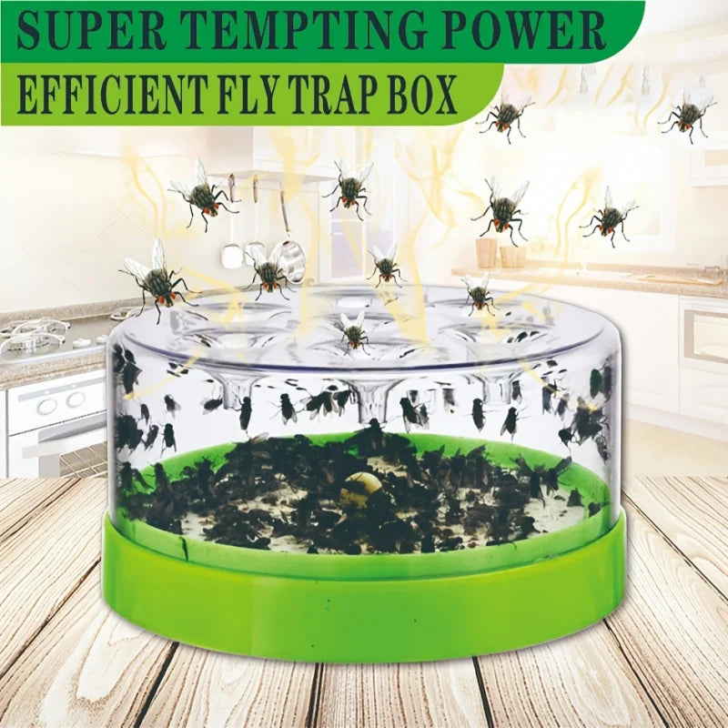 Norvo | Fluefelle EcoTrap 7 | Gjenbrukbar & Giftfri | Uten Elektrisitet & Kjemikalier | Med 7 Innganger for Effektiv Fluekontroll