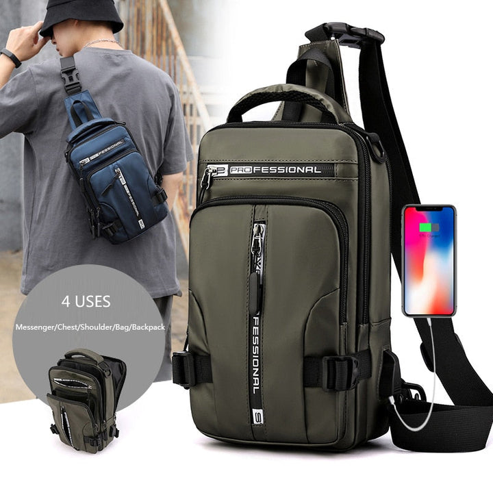 Elegant USB-lading Mini Crossbody Bag | Skanto