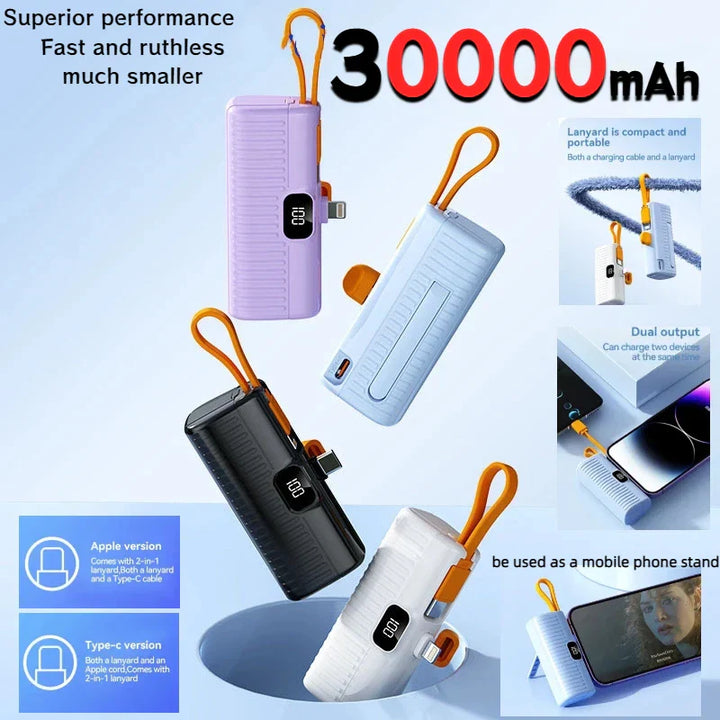 Skanto | Bidiraksjonal Digital Skjerm Ultra-Lang Batterikraftbank