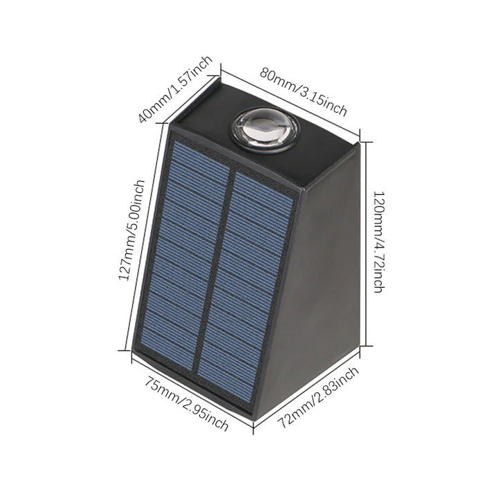 Solar LED Vegglys Skanto