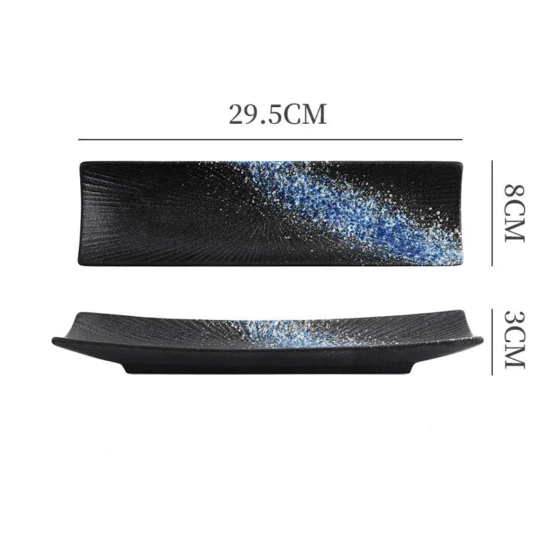 Minimalistiske sushi-tallerkener Skanto
