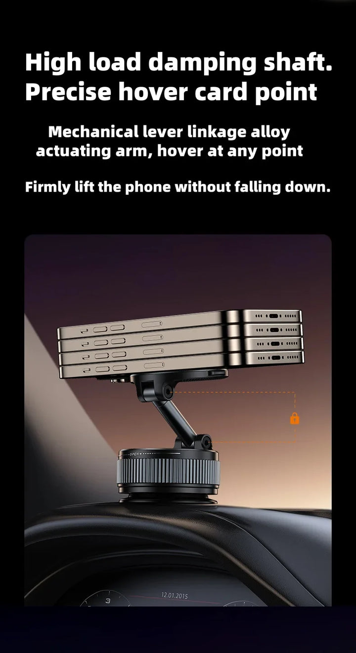 Skanto | 360° Rotasjonsevne Vakuummagnet Telefonholder
