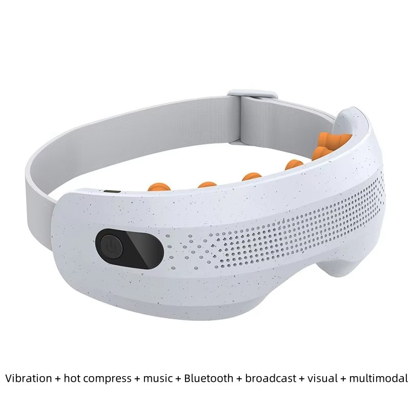 Skanto | Oppladbar Øyemaske med Varmebehandling Vibrasjon og Bluetooth Musikk