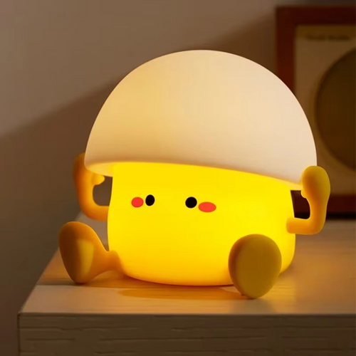 Skanto | Sjarmerende sopp & eggeplomme LED nattlys