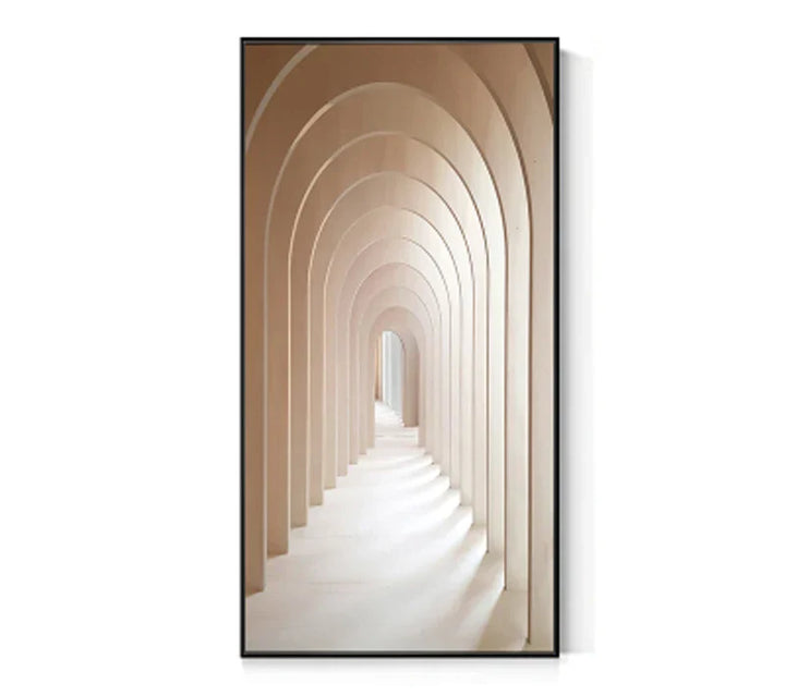 Modern Abstract Minimalist Arch Motifs Architecture Wall Art Fine Art Canvas Prints Pictures for Entry Hall Foyer Living Room Home Office Decor | Skanto