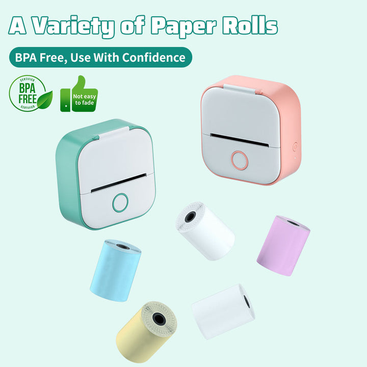 PocketPrint Mini – Bærbar termisk fotoprinter uten Skantoekk | Skanto