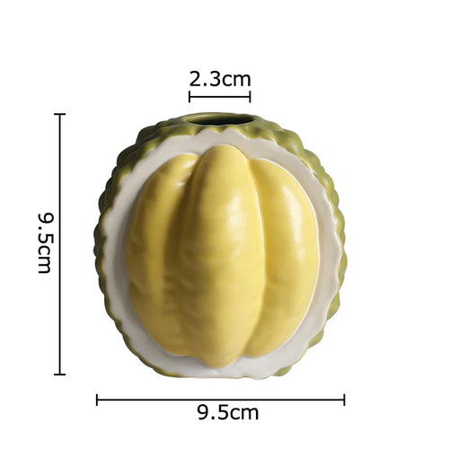 Durian-formet keramik vase | Skanto
