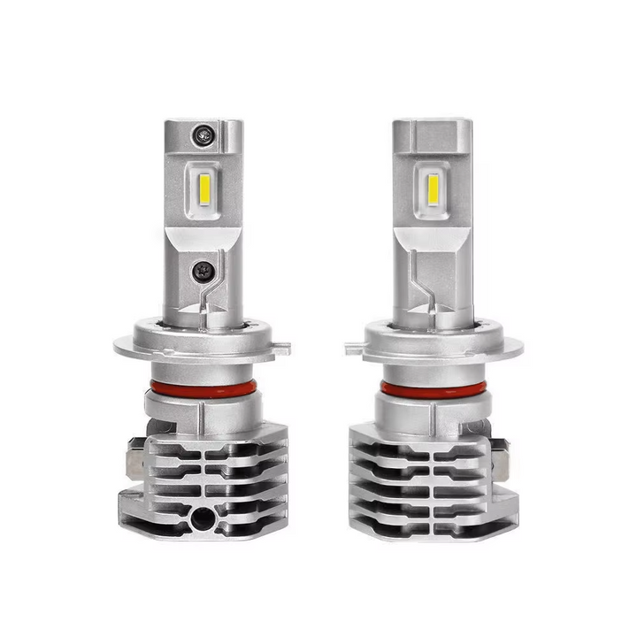 Skanto | 2stk 30000LM LED Hovedlys Pærer H4 H7 9003 CSP Vifteløs Høy Lav Stråle 12V 24V