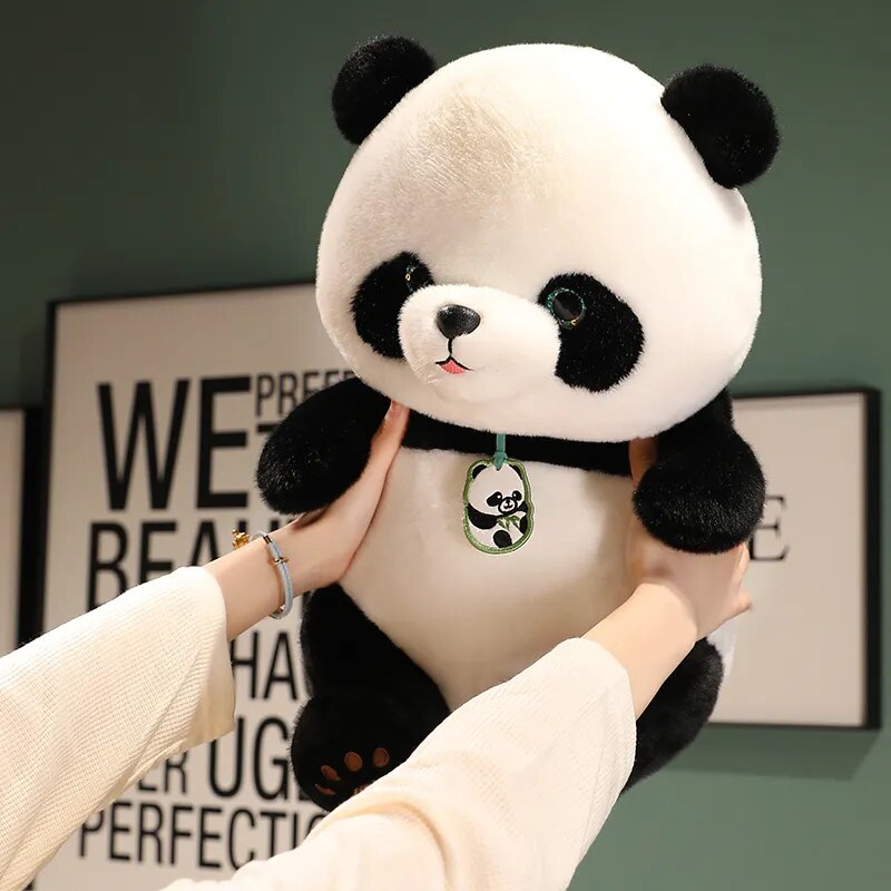 Skanto | Kosevøtt Panda Myk Plysjleke