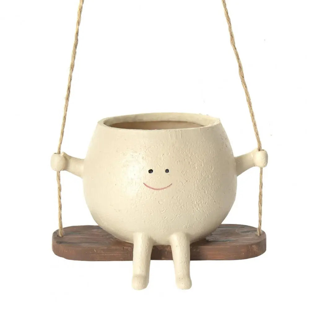 Swing Smiling Face Blomsterpotte | Skanto