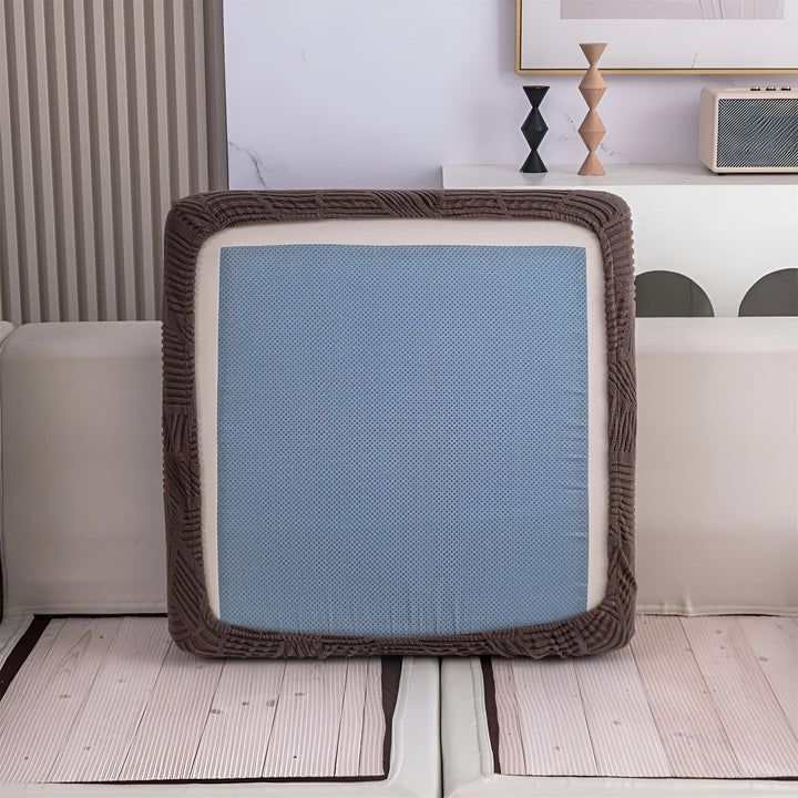 Jacquard Sofa Cover med Geometrisk Mønster – Myk & Katt-vennlig | Perfekt for Beskyttelse og Koselige Oppholdsrom | Skanto