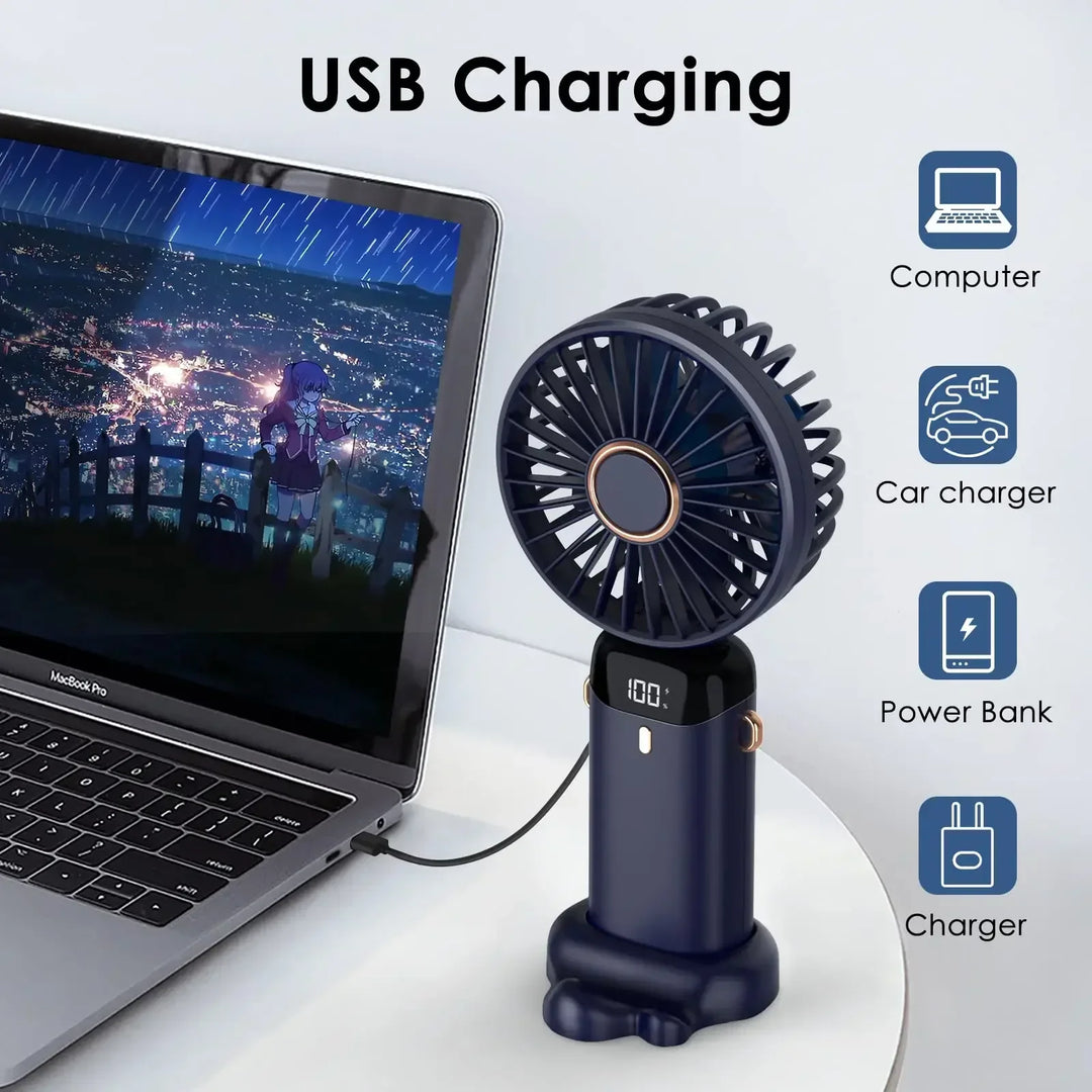 Elektrisk Vifte Bærbar Luftkondisjonering Mini Kjøler Oppladbare Nakke Vifter for Hjem Gratis Frakt Hånd Usb Kjøleblader | Skanto