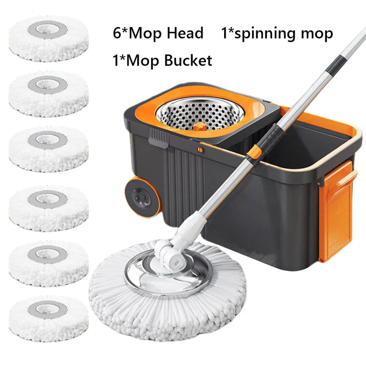 Skanto | Ultra Dry Turbo Clean Mikrofiber Enkel Rengjøringsmopp