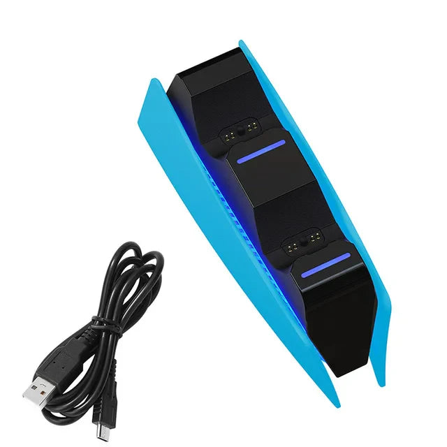 Norvo | Sony PlayStation PS5 Kontroller Lader - Dual Sense Stativ Gamepad Støtteholder Tilbehør