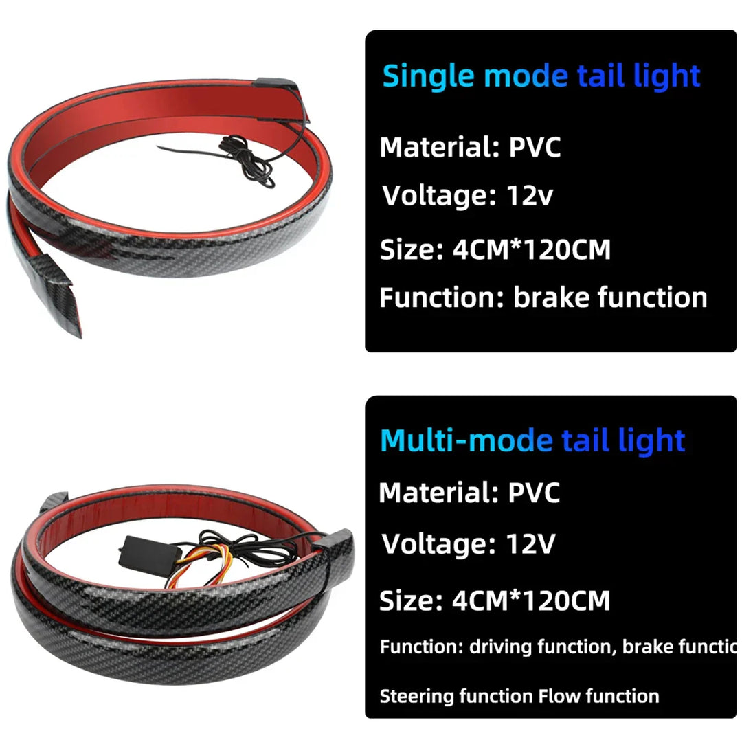 Skanto | Karbonfiber Bil LED Spoiler Lyslist