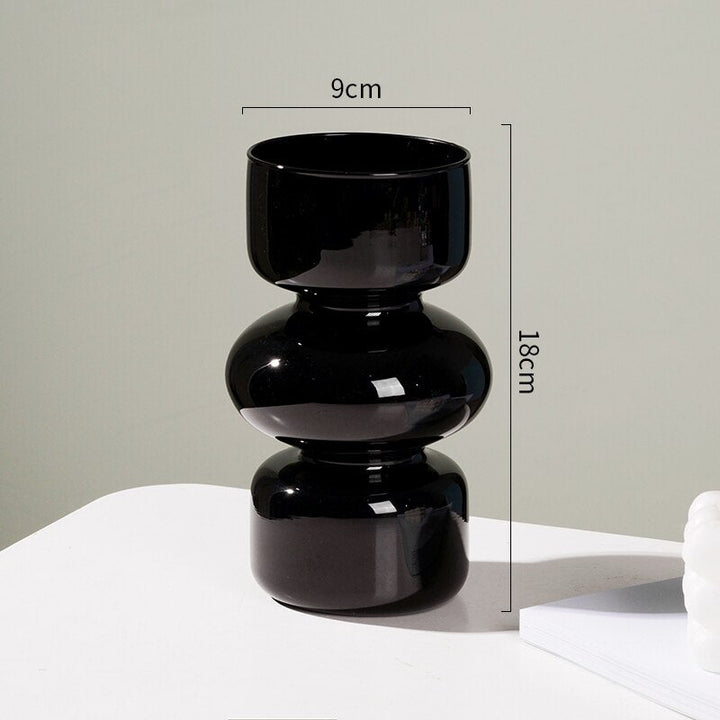 Skanto | Glass Dyre Vase - Flerfarget