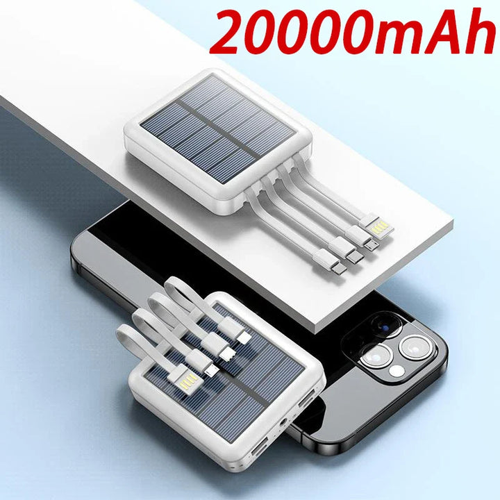 Skanto | 4 i 1 Solenergi-ladende Power Bank