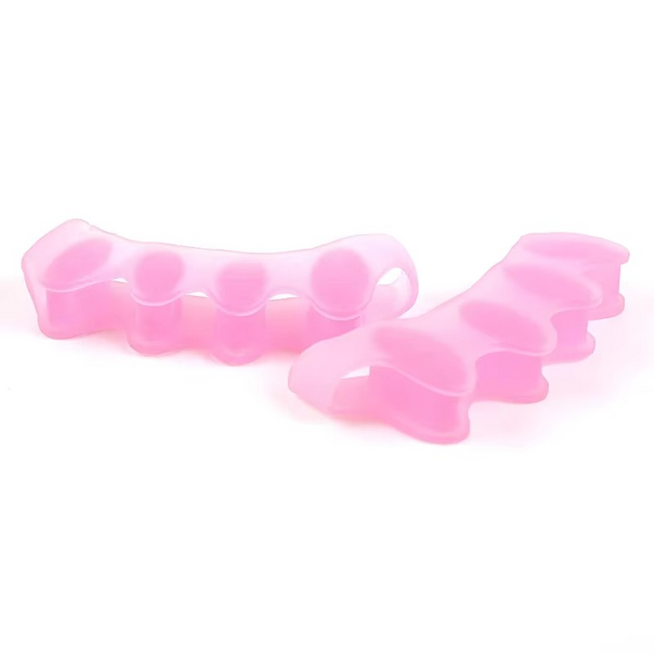 Skanto | Myke silikon tåseparatorer for hallux valgus lindring og justering, 1 par