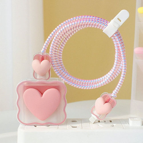 Skanto | Transparent Love Laderkabel Beskyttelsesdeksel