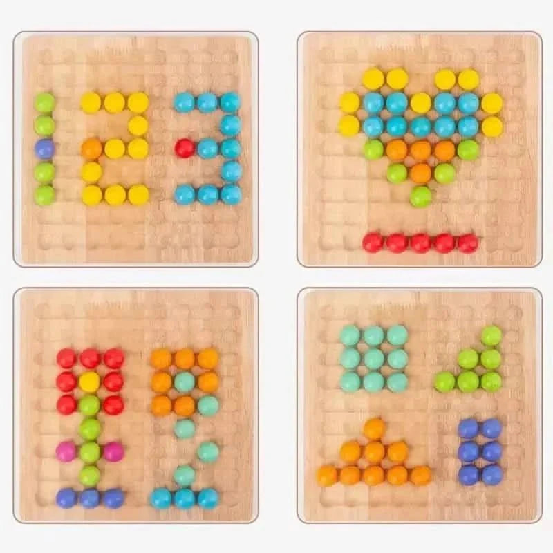 Norvo | Montessori treperle sorteringsspill for å fremme farger og telling