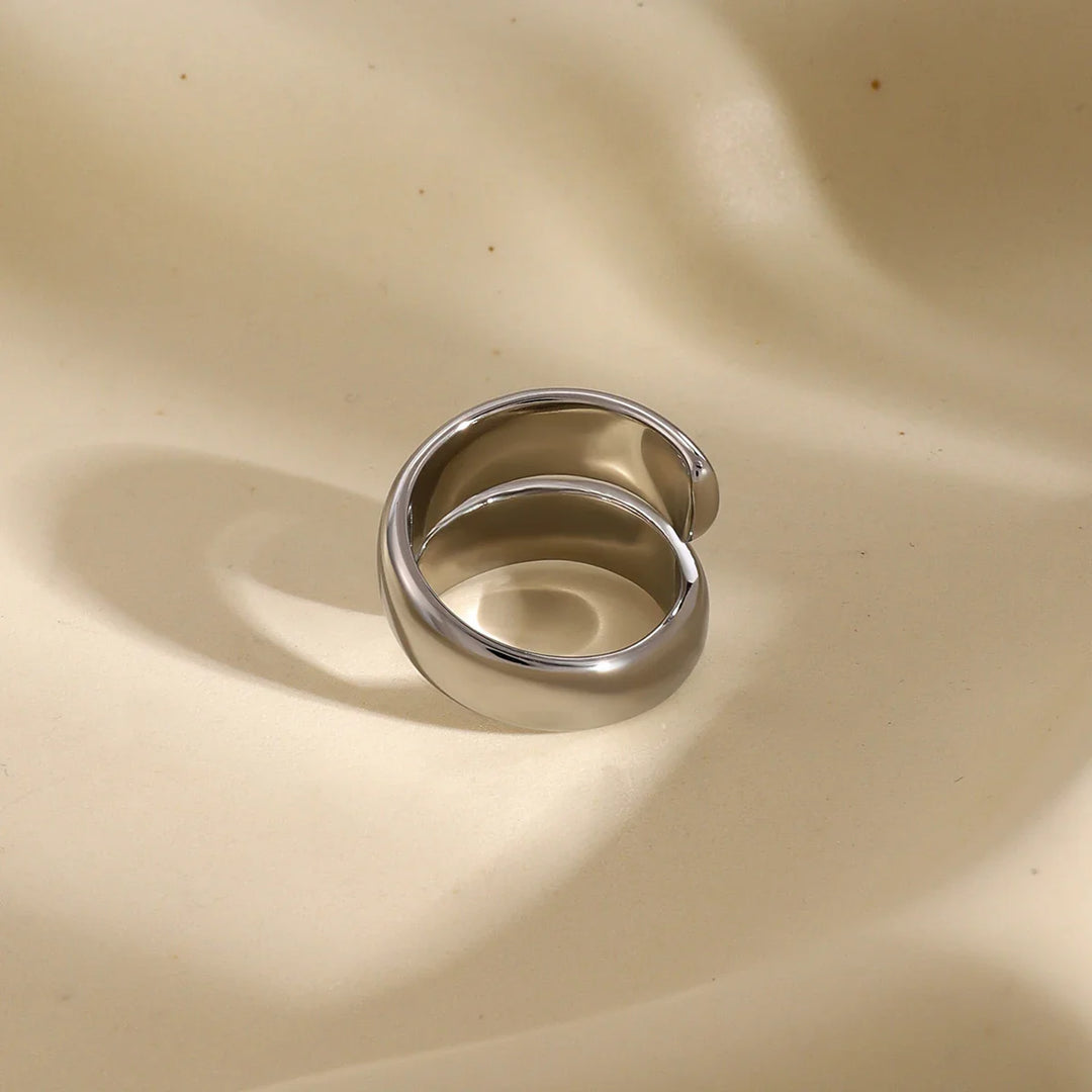 Skanto | 18k Moderne Innviket Bred Ring
