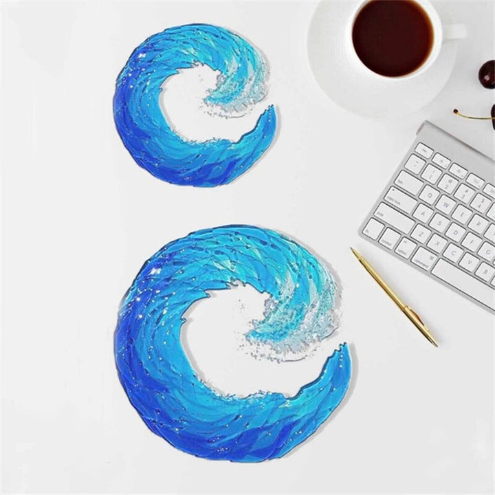 Skanto | Glass Skulptur av Havbølge - AquaWave