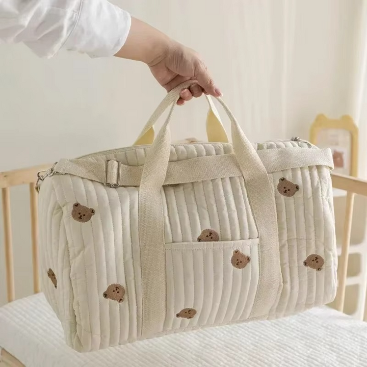Skanto | Allsidig Mommy Reise Tote - Bleie, Napp, og Essensielle Organiseringsveske