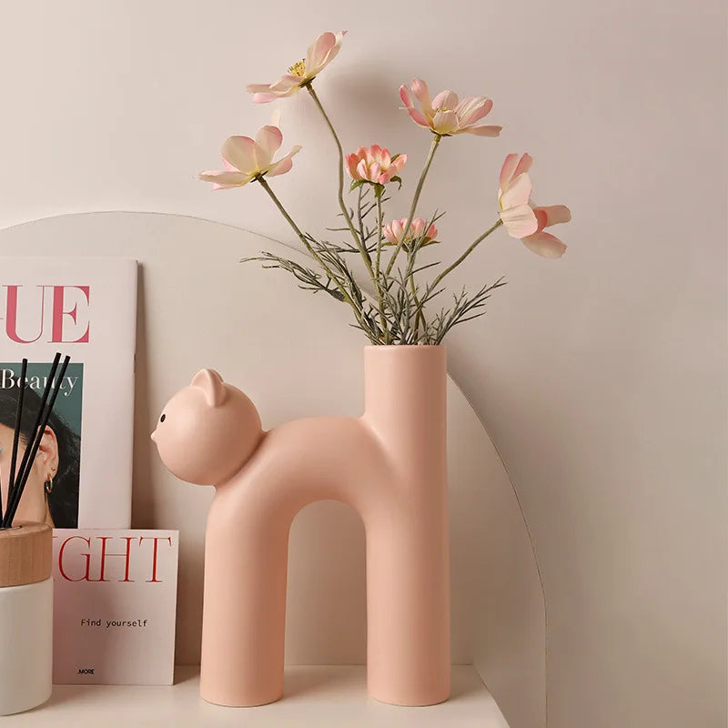 Skanto | Mini Katt Elegant Minimal H-form Blomster vase