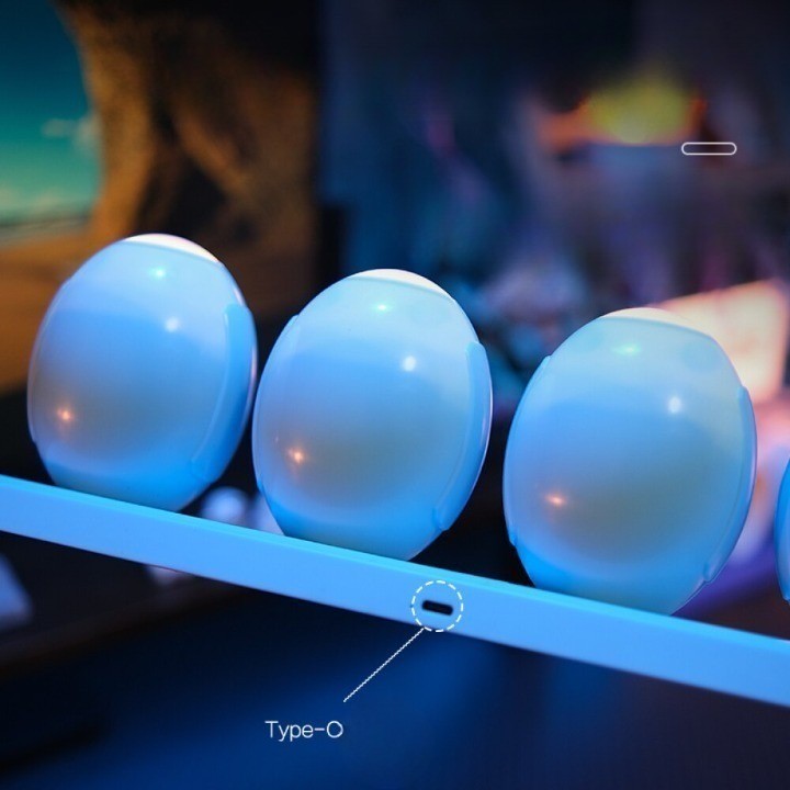 Skanto | Space Capsule Voice Control Fargerik Nattlampe