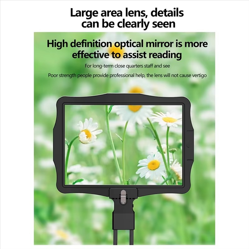 Skanto | LED Belyset Håndfri Forstørrelsesglass med 5X Byttbar Linse