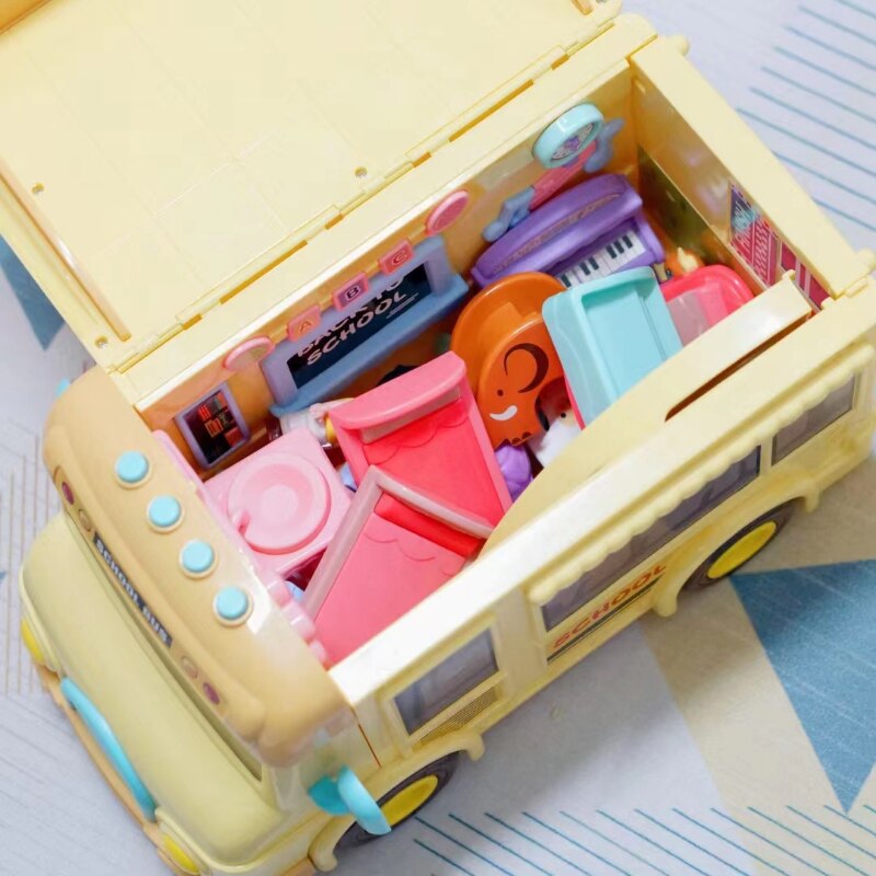 Norvo | Mega Skolefest Ekspress Buss Hus Leketøy