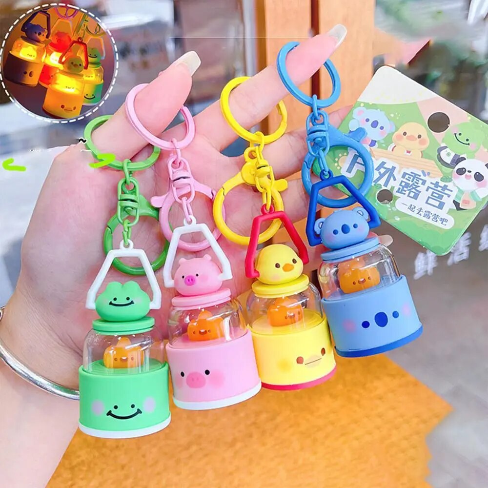 Skanto | Opplysende Glow Buddies Karakter Nøkkelringer