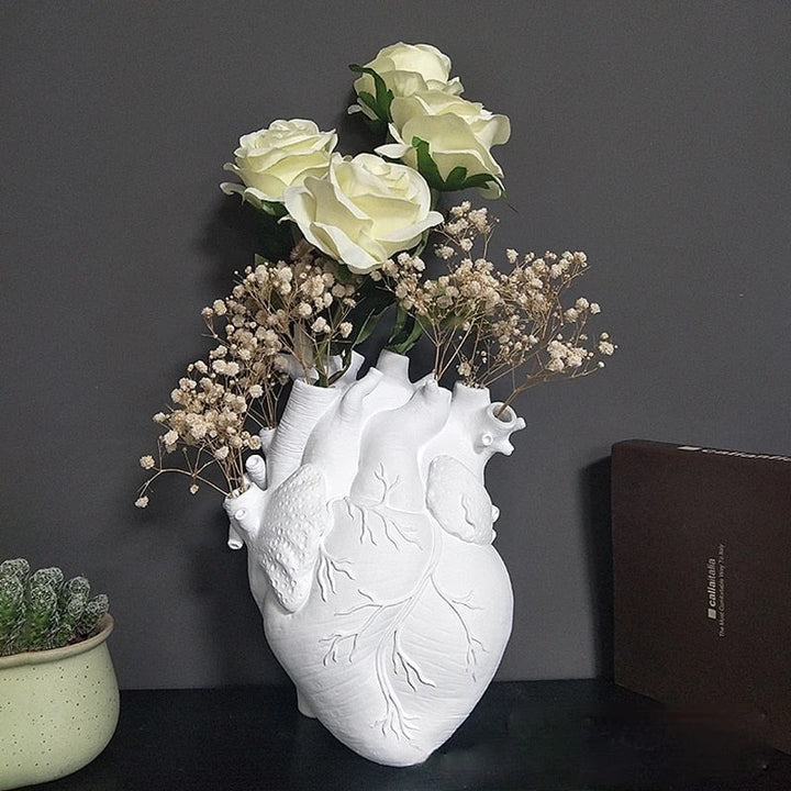 Skanto | Hjerte Tørre Planter Kunstig Vase