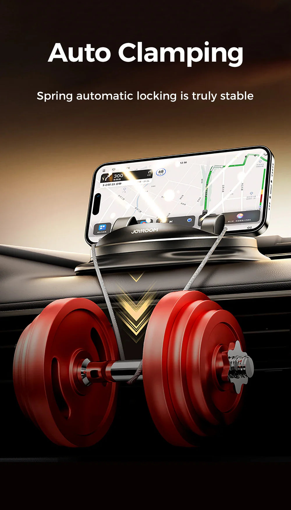 Skanto | Universell 360 Graders Roterende Biltelefonholder