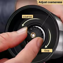 Skanto | 2-i-1 Kryddkvern SPICURA DuoMill | Rustfritt stål Dobbeltkvern for salt & pepper | Manuell & Stilfull