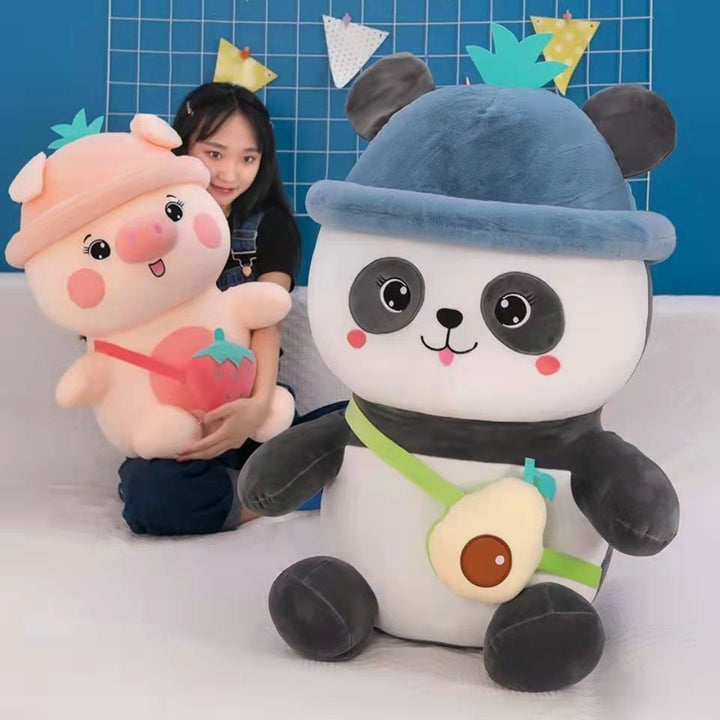 Skanto | Lekfull Panda Myk Panda Plysjleke
