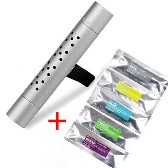 Norvo | AROMOVA Bilparfyme Klips | Langvarig naturlig duft med essensielle oljer | Justerbar ventilklips | Ingen lekkasje | For bil- og romluft