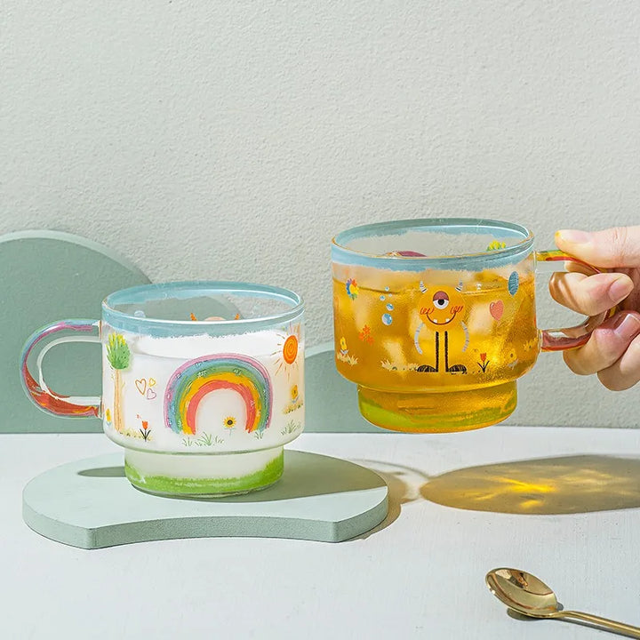 Regnbuemonster Kaffe kopp