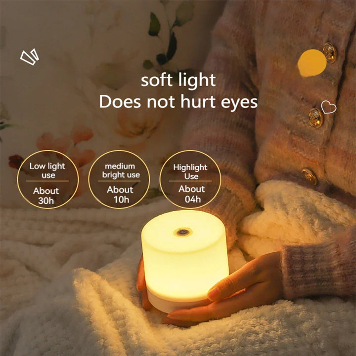 Skanto | Kreativ USB Nattbordlampe - Touch-Dimming LED Nattlys for Soverom & Studenthybel