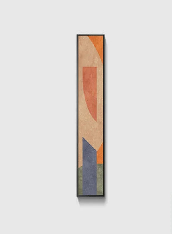 Colorful Tall Abstract Slim Format Wall Art Art Prints Creative Artwork For Modern Living Room Hallway Bedroom Art Decor | Skanto